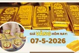 Giá vàng hôm nay 7-5: Tăng mạnh