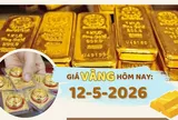 Giá vàng hôm nay 12-5: Tăng mạnh gần 2 triệu đồng