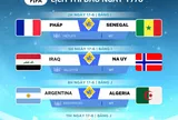 Lịch thi đấu World Cup 2026 ngày 17-6