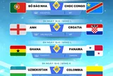 Lịch thi đấu World Cup 2026 ngày 18-6: Đại chiến Anh - Croatia