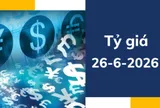 Tỷ giá ngày 26-6: USD giảm nhẹ