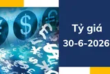 Tỷ giá ngày 30-6: USD tăng nhẹ, Natixis khuyến nghị bán ra