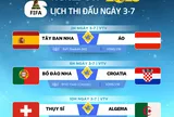 Lịch thi đấu World Cup 2026 ngày 3-7