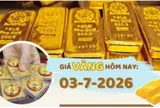 Giá vàng hôm nay 3-7: SJC bật tăng 3 triệu đồng/lượng
