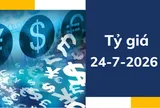 Tỷ giá ngày 24-7: USD tăng giá, đồng CAD hưởng lợi từ đà tăng của dầu