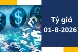 Tỷ giá ngày 1-8: Tỷ giá trung tâm tăng mạnh