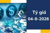 Tỷ giá USD ngày 4-8: Tỷ giá trung tâm tăng, Yên Nhật lên cao nhất 3 tháng