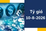 Tỷ giá USD ngày 10-8: USD chịu sức ép