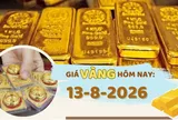 Giá vàng hôm nay 13-8: Tăng mạnh