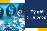 Tỷ giá ngày 21-8: USD trong nước giảm nhẹ, thị trường quốc tế đảo chiều