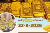 Giá vàng hôm nay 22-8: Vàng thế giới vượt 4.600 USD/ounce kéo giá trong nước tăng theo