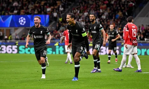 Vòng bảng Champions League 2024-2025: Liverpool ngược dòng trước AC Milan, Real Madrid thắng Stuttgart