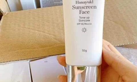 Thu hồi toàn quốc lô kem chống nắng Hanayuki Sunscreen Body ghi nhãn 'lố'
