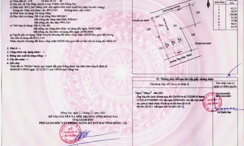 Bán đất đẹp gần sân bay Long Thành, Đồng Nai