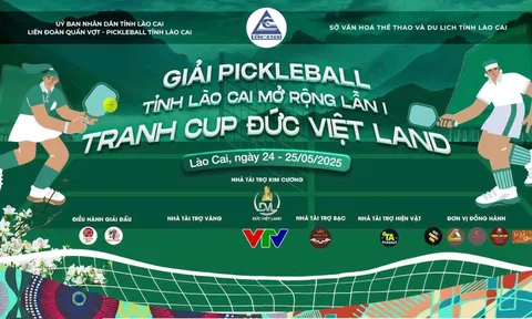 Sắp diễn ra Giải Pickleball Lào Cai mở rộng lần thứ I “Tranh Cup Đức Việt Land” năm 2025