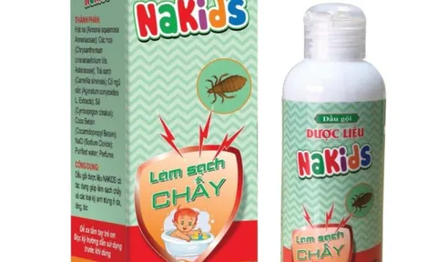 Thu hồi toàn quốc lô dầu gội Nakids trị chấy do không đạt chất lượng