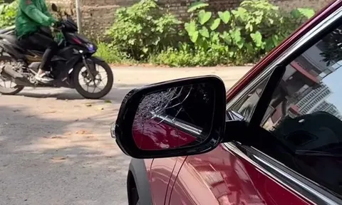 Công an vào cuộc xử lý người đàn ông đập vỡ gương xe ở Tây Mỗ