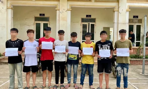 Phú Thọ: triệu tập nhóm thanh thiếu niên mang hung khí gây rối trong đêm