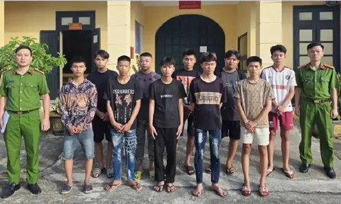 Thanh Hóa: gây rối trong đêm ở Tĩnh Gia, 10 đối tượng bị tạm giữ hình sự