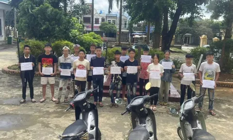 Phú Thọ: bắt giữ nhóm thanh niên mang hung khí hẹn đánh nhau tại đèo Đá Trắng