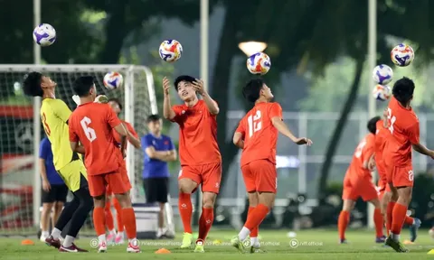 U23 Việt Nam tích cực chuẩn bị cho trận gặp U23 Philippines