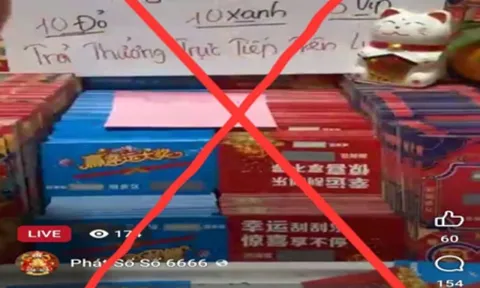 Cảnh giác trước chiêu trò “livestream xổ số cào trúng thưởng”