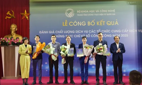 Công bố 5 doanh nghiệp có dịch vụ chứng thực chữ ký số tốt nhất năm 2025