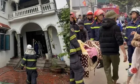 Cháy nhà ở Phúc Thọ phát hiện nhiều xác pháo, 1 người tử vong