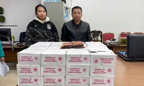 Bắt người phụ nữ có hành vi phạm pháp trên phố Hai Bà Trưng