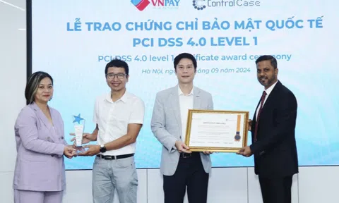 Control Case trao Chứng chỉ bảo mật quốc tế PCI DSS cao nhất cho VNPAY