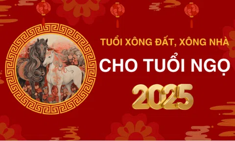 Tuổi xông đất, xông nhà năm 2025 cho tuổi Ngọ giúp may mắn cả năm