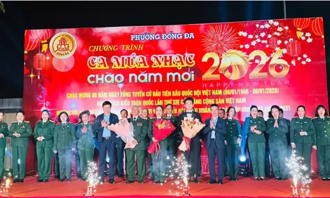 Phường Đống Đa lan tỏa niềm tin với Đảng qua đêm ca múa nhạc chào xuân