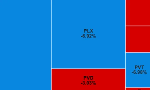 Nhiều cổ phiếu dầu khí giảm sàn, VN-Index hạ hơn 13 điểm