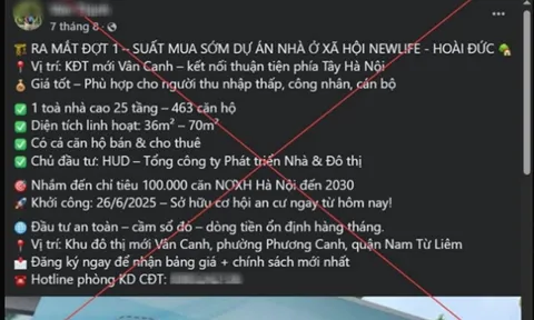 Xử phạt rao bán “suất ngoại giao” nhà ở xã hội: Cảnh báo chiêu trò trục lợi trên không gian mạng