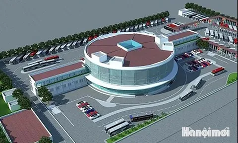 Bến xe hiện đại bậc nhất Thủ đô dần lộ hình hài