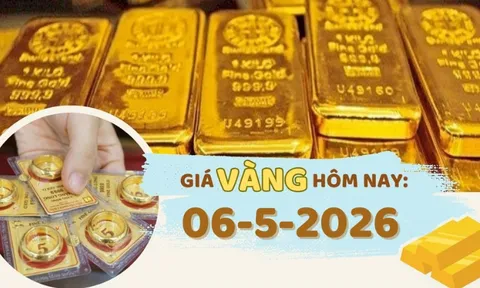 Giá vàng ngày 6-5 bật tăng, tín hiệu phục hồi dần rõ nét