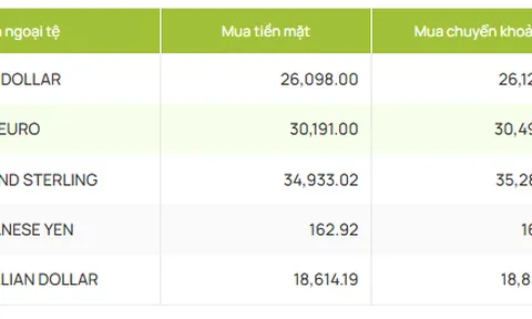 Tỷ giá ngày 7-5: USD tăng nhẹ
