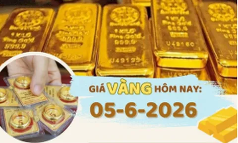 Giá vàng hôm nay 5-6: Vàng trong nước giảm theo thế giới