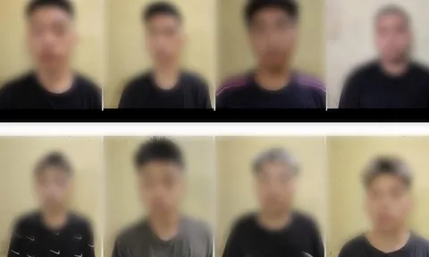 Tạm giam 8 đối tượng hành vi gây rối trật tự công cộng trên địa bàn phường Tây Hồ