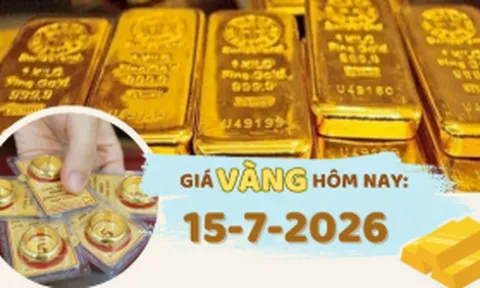 Giá vàng hôm nay 15-7: Phục hồi nhờ lạm phát Mỹ hạ nhiệt