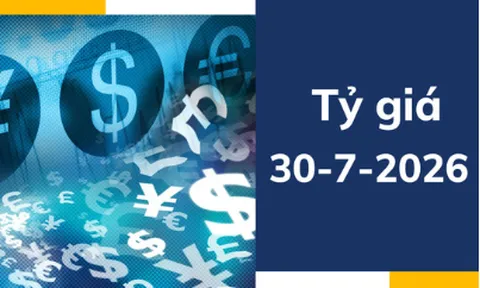 Tỷ giá ngày 30-7: USD suy yếu