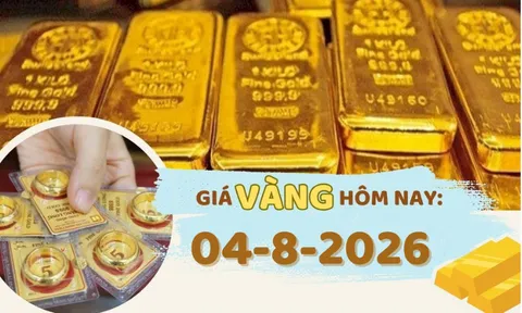 Giá vàng hôm nay 4-8: Vàng miếng tăng 500.000 đồng/lượng