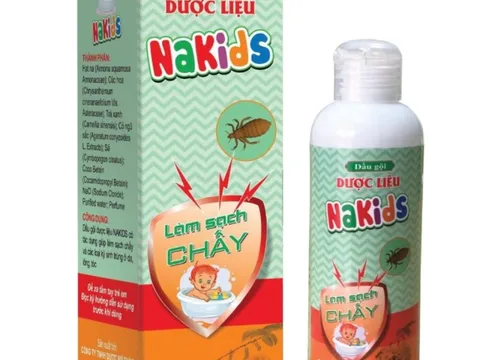 Thu hồi toàn quốc lô dầu gội Nakids trị chấy do không đạt chất lượng