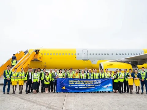 Vietravel Airlines đón máy bay Airbus A321 đầu tiên thuộc sở hữu của hãng