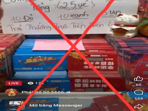 Cảnh giác trước chiêu trò “livestream xổ số cào trúng thưởng”