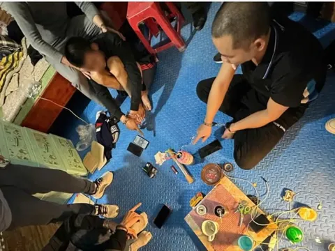 Bắc Ninh: triệt phá ổ nhóm mua bán, tổ chức sử dụng, tàng trữ trái phép ma túy tại xã Bố Hạ