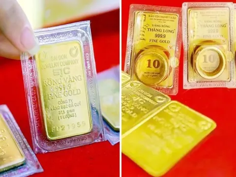 Diễn biến giá vàng hôm nay 10/1/2026: Vàng SJC và vàng nhẫn đồng loạt tăng mạnh, áp sát đỉnh lịch sử