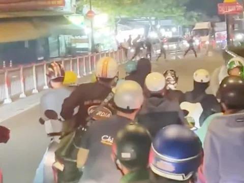 TP Hồ Chí Minh: truy xét nhóm thanh niên hỗn chiến gây náo loạn đường phố