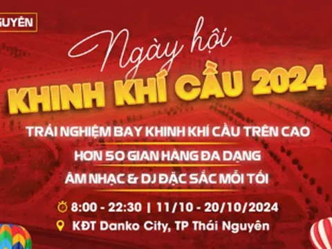 Ấn tượng ngày hội Khinh khí cầu rực rỡ sắc màu tại Danko Thái Nguyên