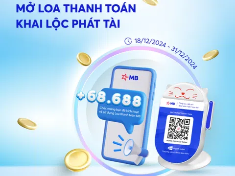 Loa Thanh toán MB - Giải pháp giao dịch thông minh cho mọi ngành nghề